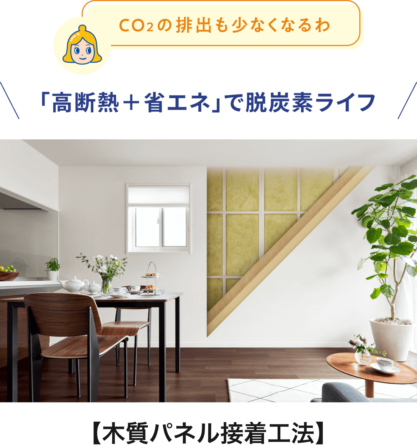 「高断熱＋省エネ」で脱炭素ライフ